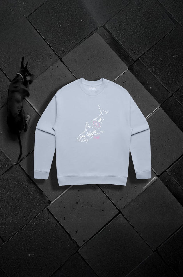 DEAD SMYLE - Great Whyte Sweater - Glacier-Sweaters-Dead Smyle-S-UPTOWN LOCAL