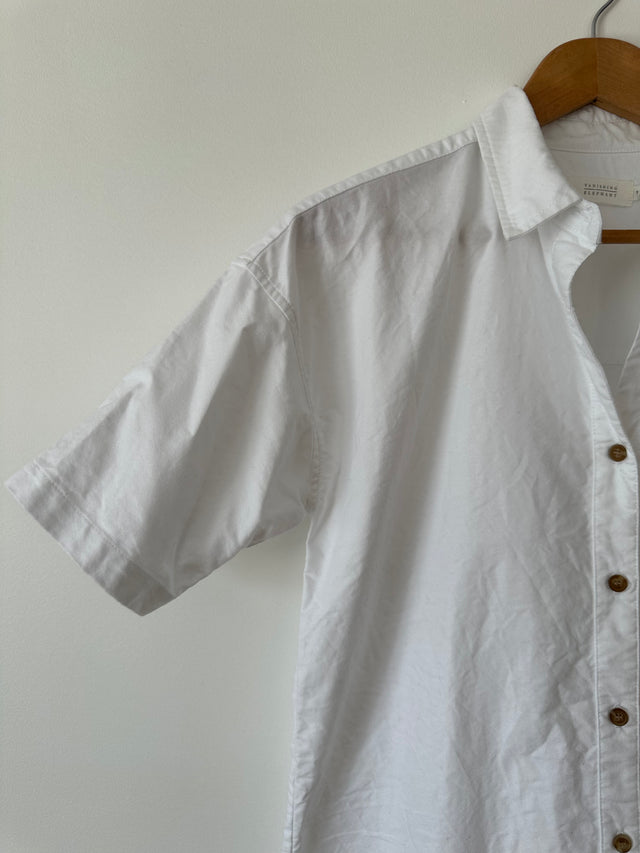 VANISHING ELEPHANT - S/S OXFORD SHIRT - WHITE - 10-Shirts-UPTOWN VINTAGE-UPTOWN LOCAL