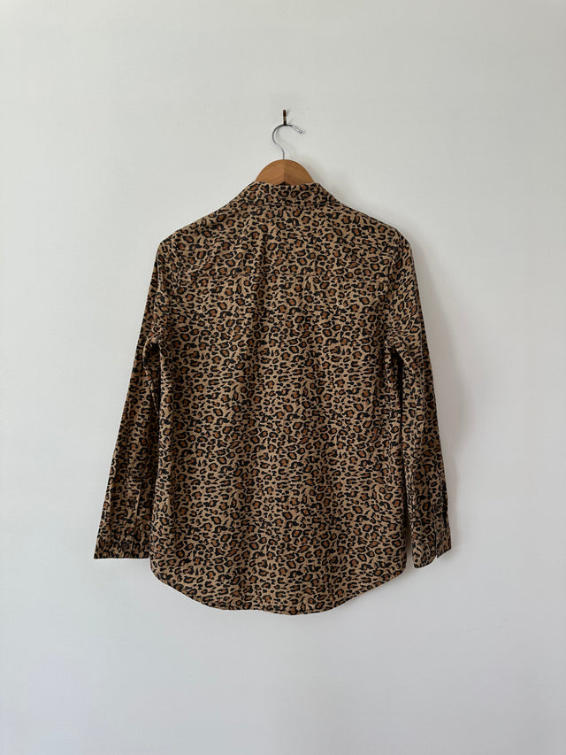 VANISHING ELEPHANT - LEOPARD PRINT SHIRT - 10-Shirts-UPTOWN VINTAGE-UPTOWN LOCAL