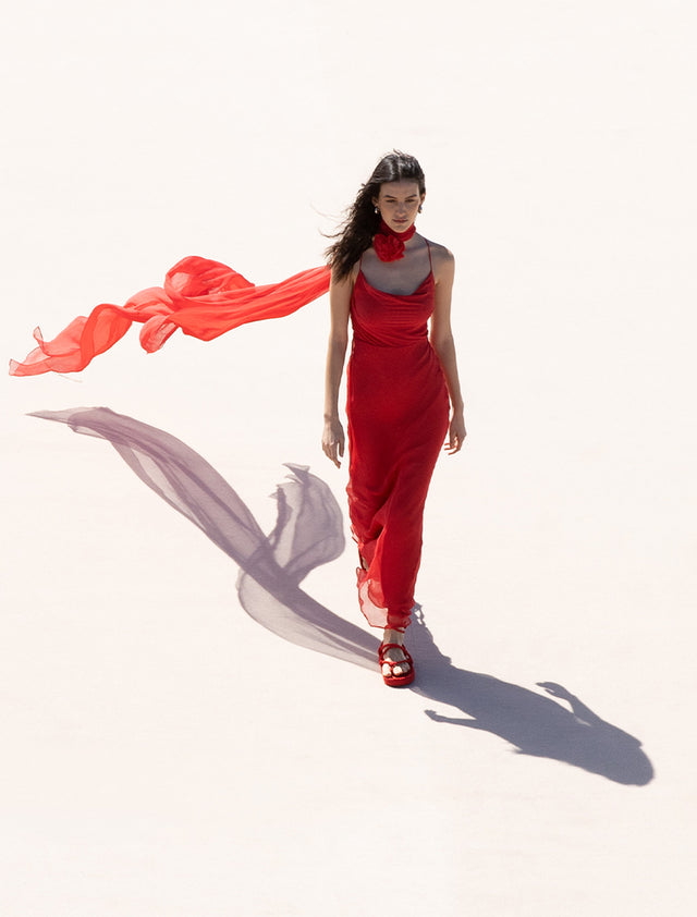 Margot Lace Back Bias Maxi Dress - Sailor Red-Dresses-Shona Joy-6-UPTOWN LOCAL