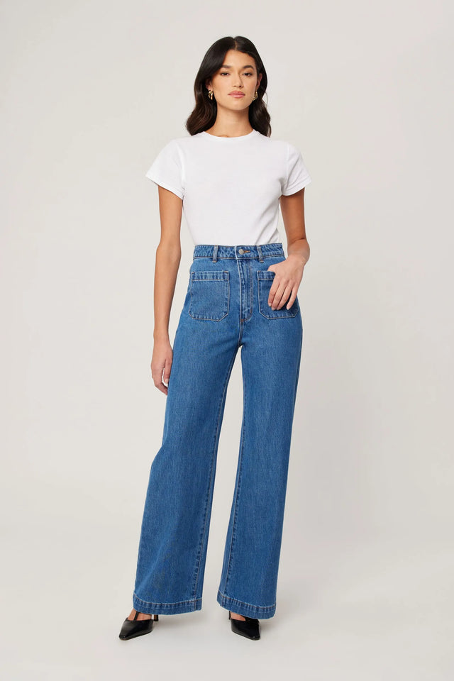 ROLLAS - Sailor Jean Long - Ashley Blue-Denim-Rolla's-24-UPTOWN LOCAL