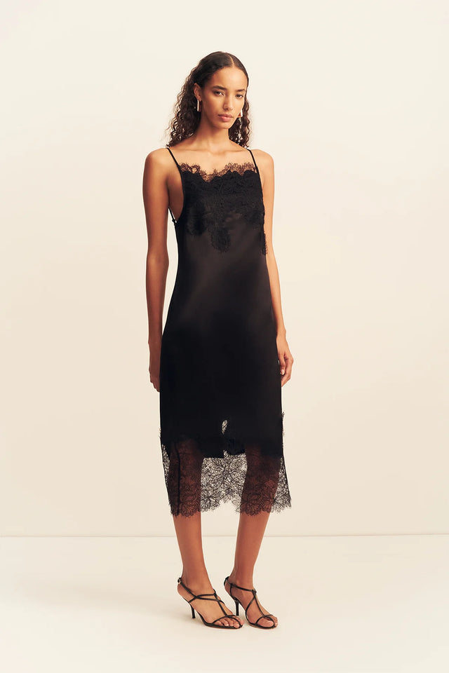 SHONA JOY - Lucia Lace Midi Dress - Black-Dresses-Shona Joy-6-UPTOWN LOCAL