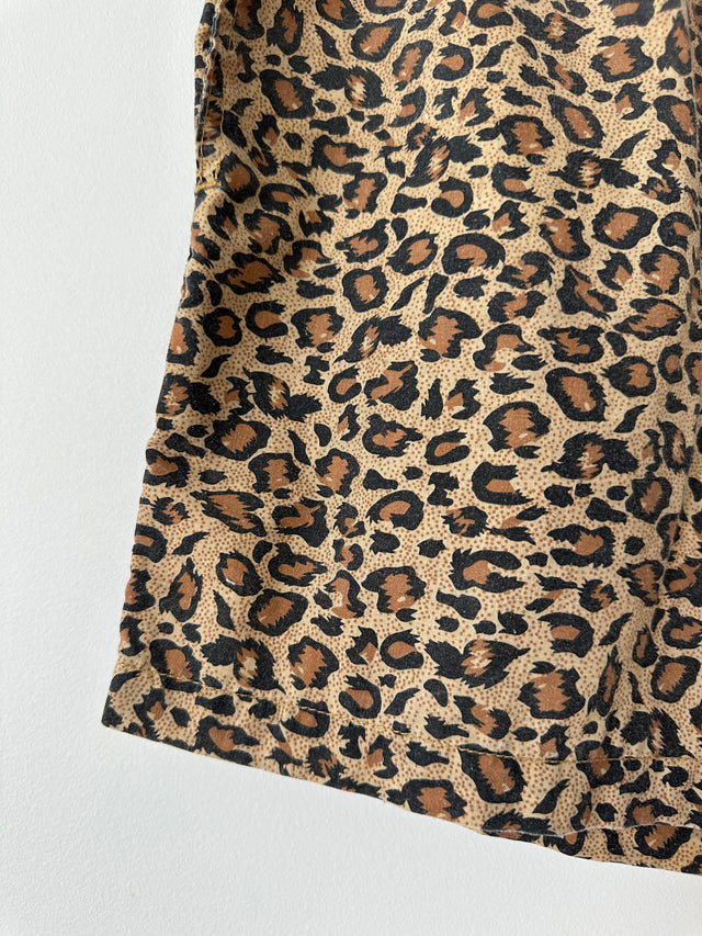 VANISHING ELEPHANT - LEOPARD PRINT SWIM SHORTS - 30-Shorts-UPTOWN VINTAGE-UPTOWN LOCAL