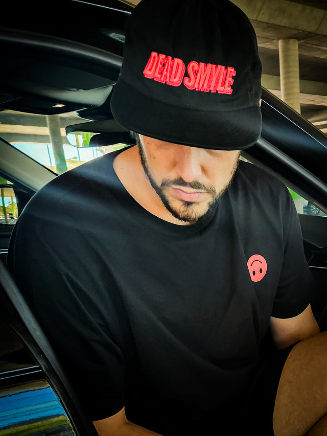 Dead Smyle Hat - Black/Red-Dead Smyle-UPTOWN LOCAL