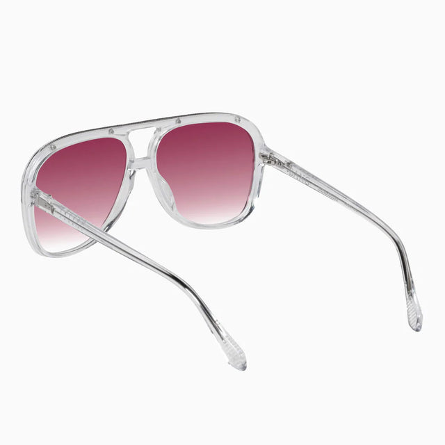 VALLEY - Bang Crystal w. Silver Metal / Rose Gradient Lens-Sunglasses-Valley-UPTOWN LOCAL