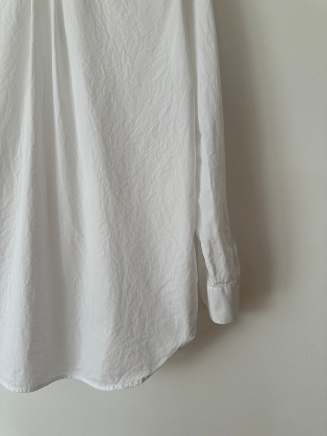 CHEAP MONDAY - OVERSIZED COTTON SHIRT - WHITE - S-Shirts-UPTOWN VINTAGE-UPTOWN LOCAL