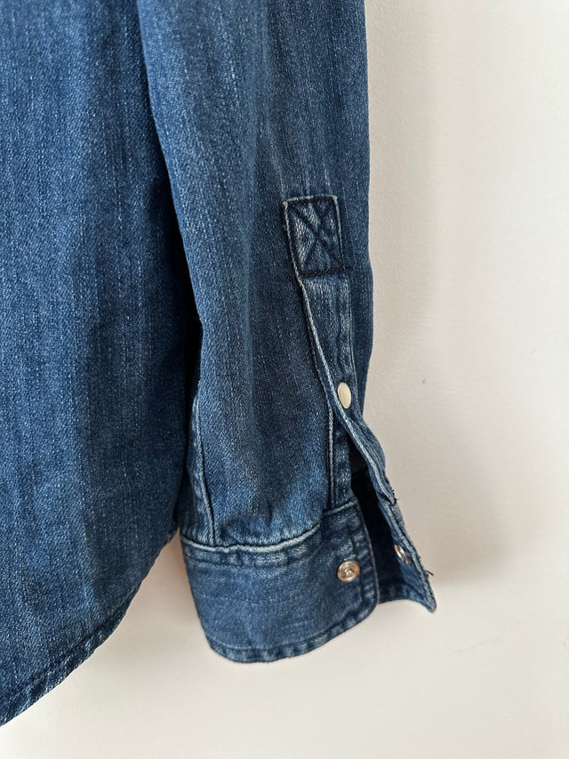 CHEAP MONDAY - DENIM SHIRT - S-Shirts-UPTOWN VINTAGE-UPTOWN LOCAL