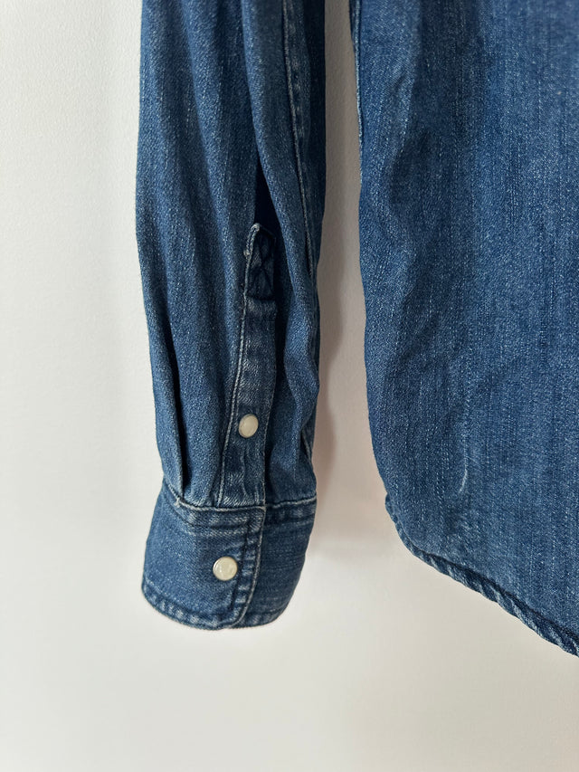CHEAP MONDAY - DENIM SHIRT - S-Shirts-UPTOWN VINTAGE-UPTOWN LOCAL