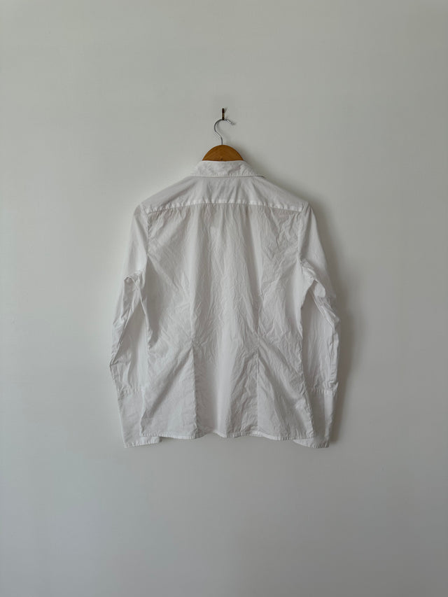 COUNTRY ROAD - 2006 VINTAGE TUXEDO SLIM SHIRT - WHITE - M-Shirts-UPTOWN VINTAGE-UPTOWN LOCAL