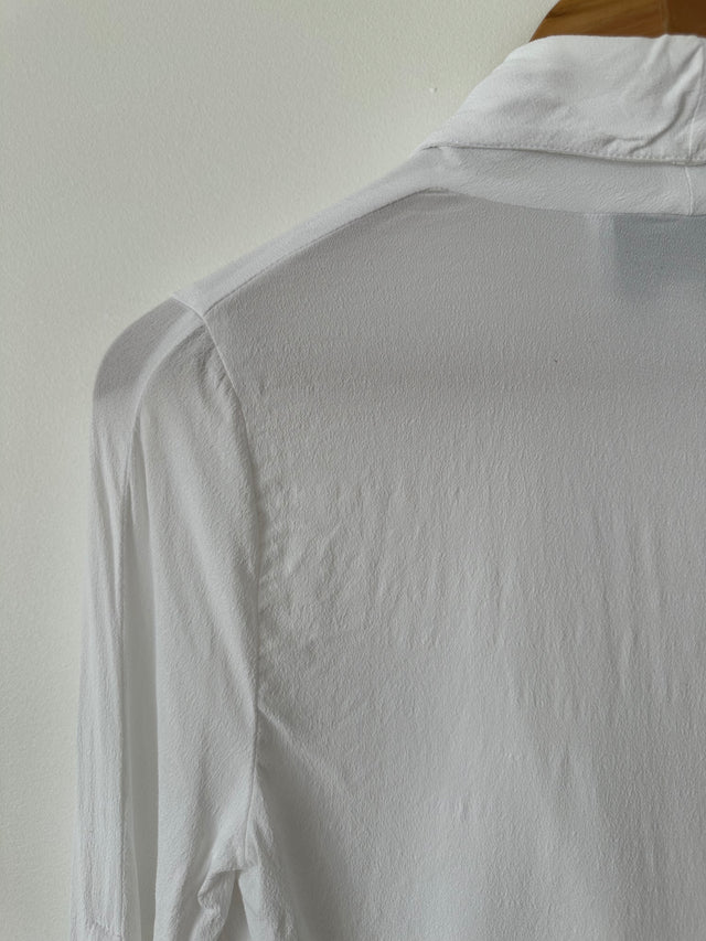 VIKTORIA & WOODS - LUX WRAP SHIRT - WHITE - 1 / S-Shirts-UPTOWN VINTAGE-UPTOWN LOCAL