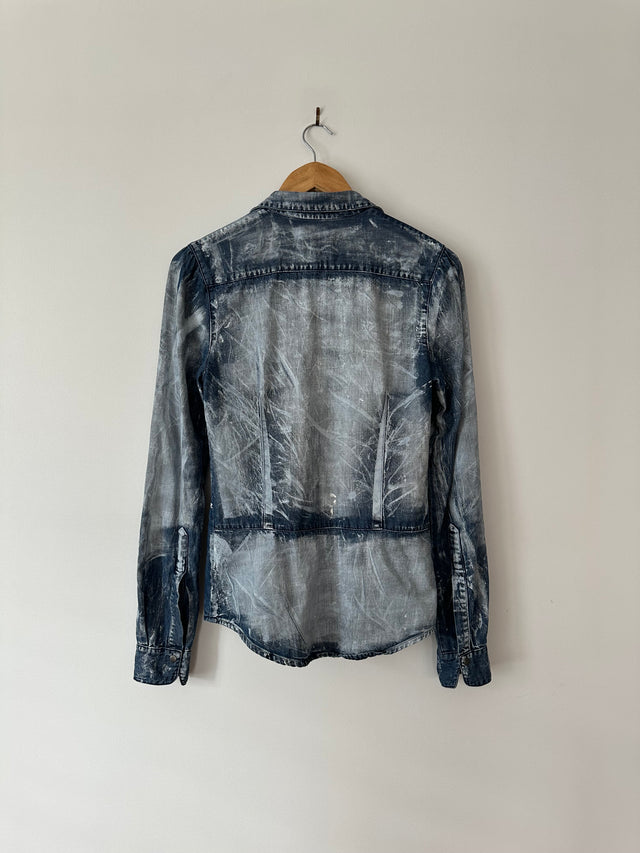 NOBODY DENIM - DENIM SHIRT - M-Shirts-UPTOWN VINTAGE-UPTOWN LOCAL