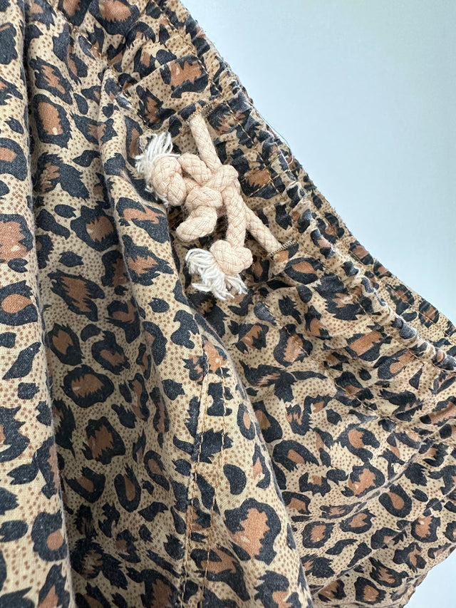 VANISHING ELEPHANT - LEOPARD PRINT SWIM SHORTS - 30-Shorts-UPTOWN VINTAGE-UPTOWN LOCAL
