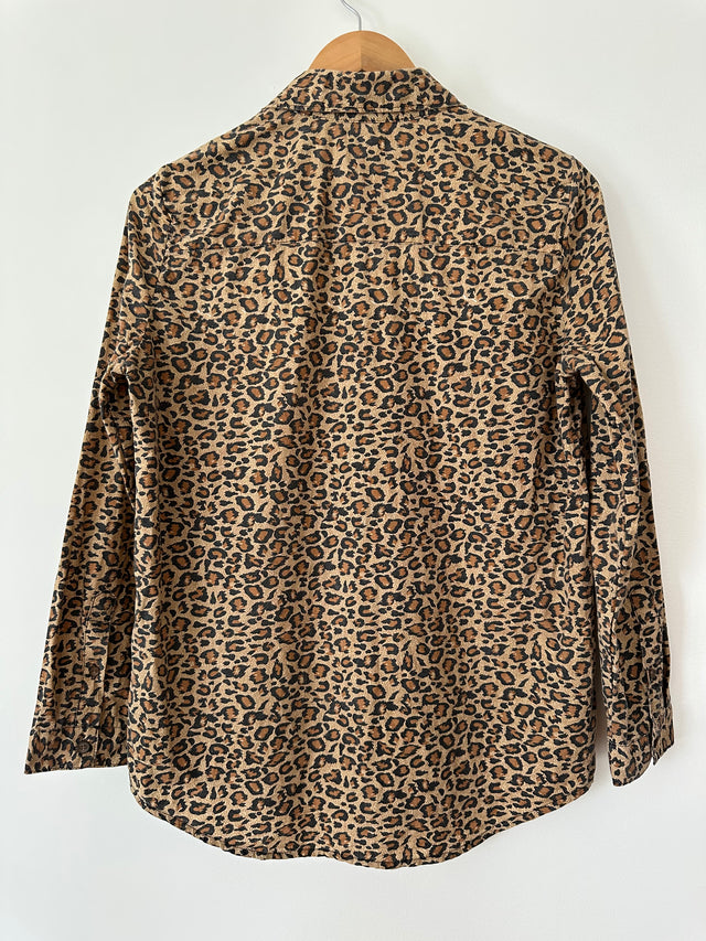 VANISHING ELEPHANT - LEOPARD PRINT SHIRT - 10-Shirts-UPTOWN VINTAGE-UPTOWN LOCAL