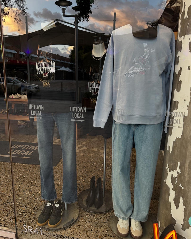 DEAD SMYLE - Great Whyte Sweater - Glacier-Sweaters-Dead Smyle-S-UPTOWN LOCAL