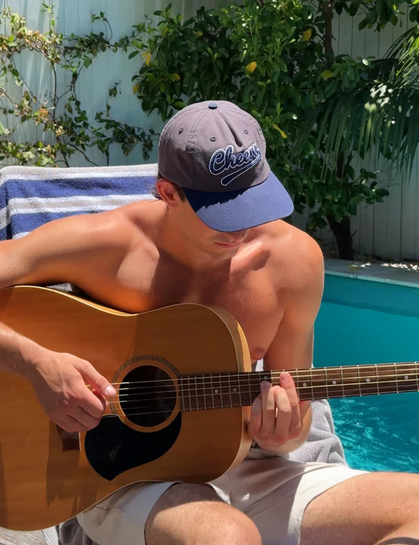 MR SIMPLE - CHEERS 5 PANEL CAP - CHARCOAL-Hats-Mr. Simple-UPTOWN LOCAL