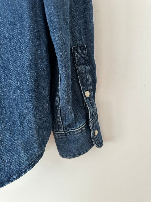 CHEAP MONDAY - DENIM SHIRT - S-Shirts-UPTOWN VINTAGE-UPTOWN LOCAL