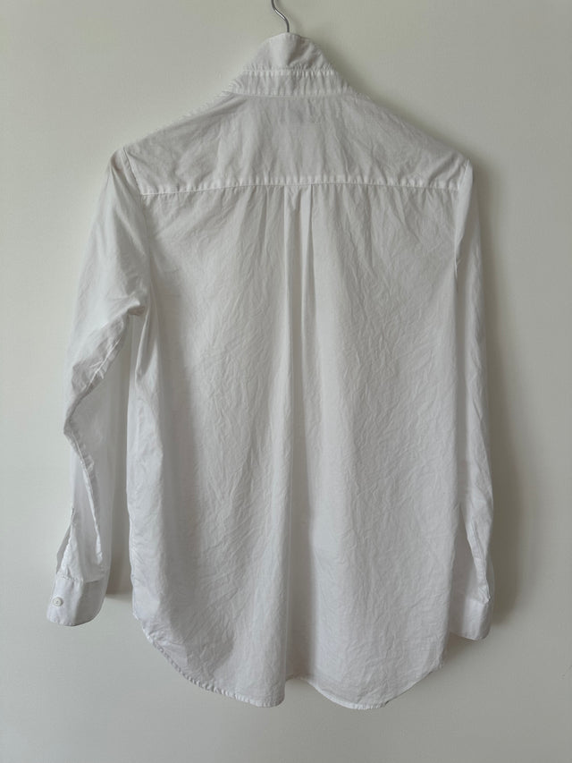 CHEAP MONDAY - OVERSIZED COTTON SHIRT - WHITE - S-Shirts-UPTOWN VINTAGE-UPTOWN LOCAL