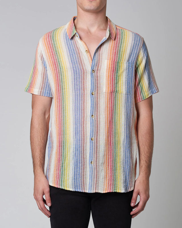 Bon Shroom Stripe Shirt - Multi-Shirts-Rolla's-S-UPTOWN LOCAL