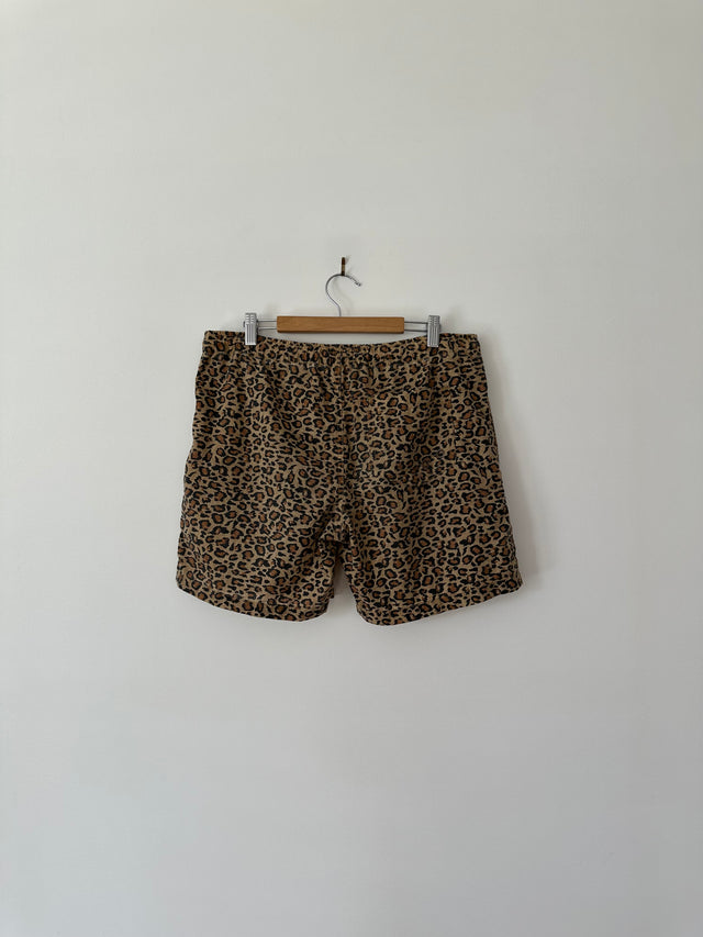 VANISHING ELEPHANT - LEOPARD PRINT SWIM SHORTS - 30-Shorts-UPTOWN VINTAGE-UPTOWN LOCAL