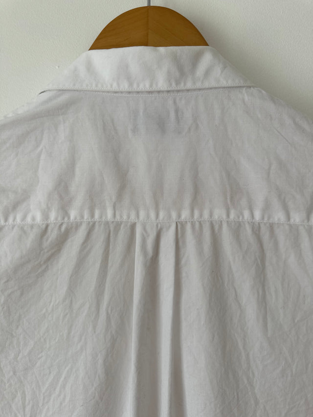 CHEAP MONDAY - OVERSIZED COTTON SHIRT - WHITE - S-Shirts-UPTOWN VINTAGE-UPTOWN LOCAL