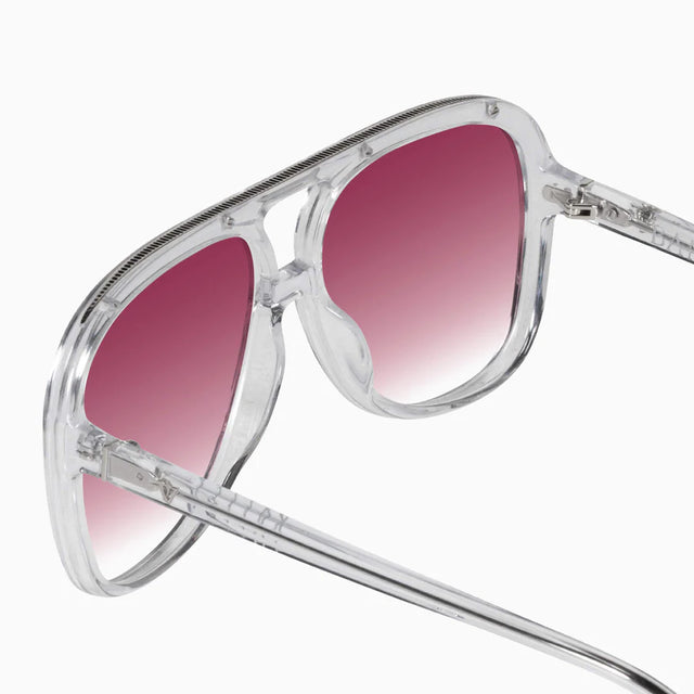 VALLEY - Bang Crystal w. Silver Metal / Rose Gradient Lens-Sunglasses-Valley-UPTOWN LOCAL