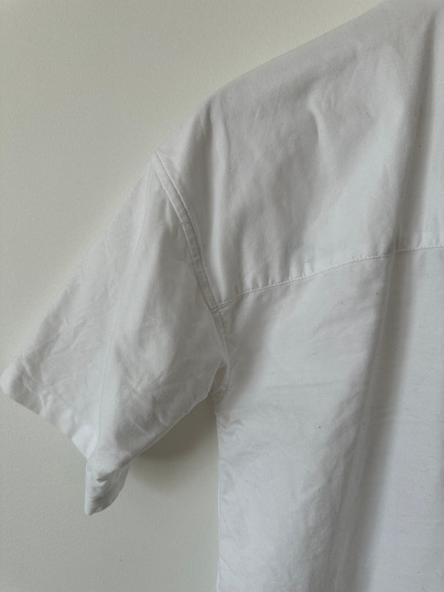 VANISHING ELEPHANT - S/S OXFORD SHIRT - WHITE - 10-Shirts-UPTOWN VINTAGE-UPTOWN LOCAL