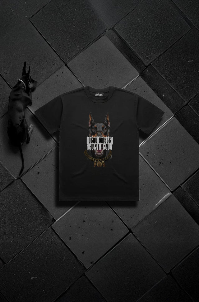 DEAD SMYLE - Doberman Tee - Nero-T-Shirts-Dead Smyle-S-UPTOWN LOCAL