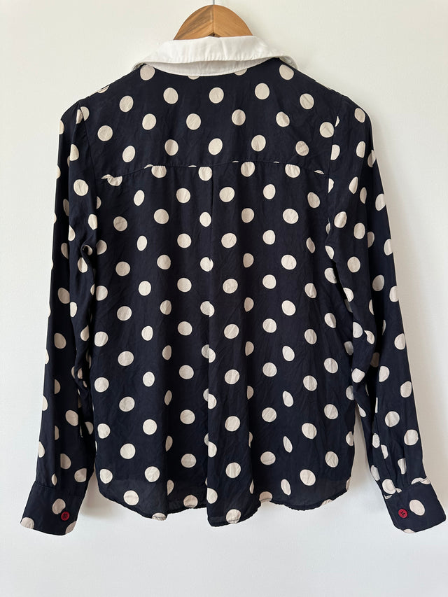 TWENTY SEVEN NAMES - BIG SPOT SHIRT - NAVY / WHITE - 10-Shirts-UPTOWN VINTAGE-UPTOWN LOCAL