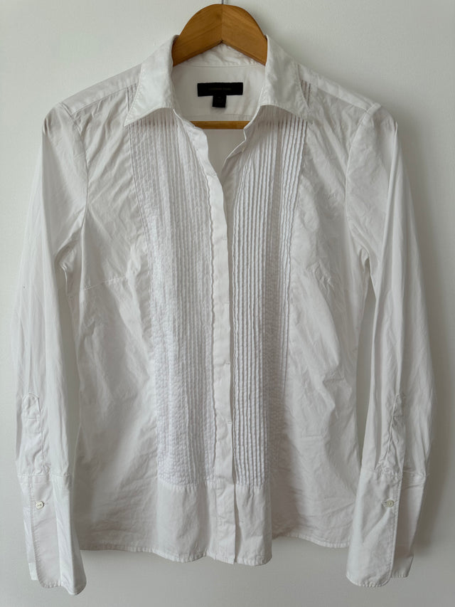 COUNTRY ROAD - 2006 VINTAGE TUXEDO SLIM SHIRT - WHITE - M-Shirts-UPTOWN VINTAGE-UPTOWN LOCAL