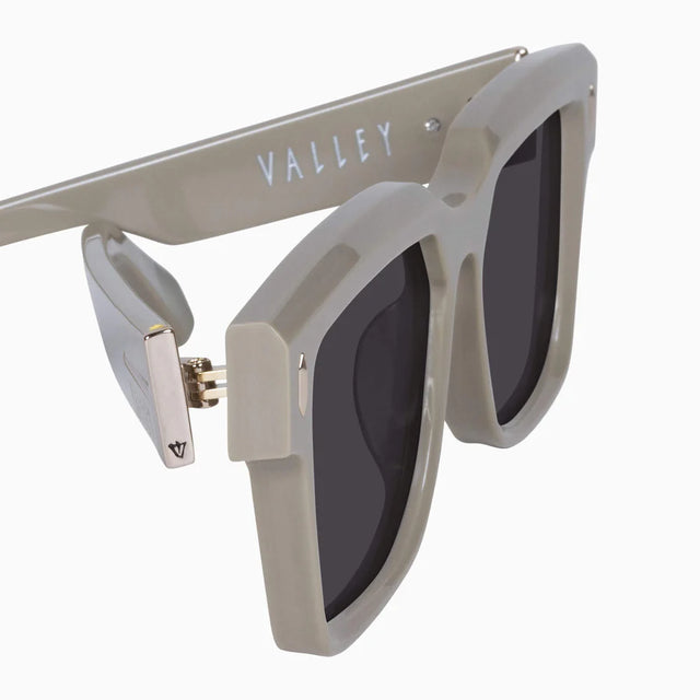 VALLEY - Roosevelt Slate w. Gold Metal / Black Lens - Polarised-Sunglasses-Valley-UPTOWN LOCAL