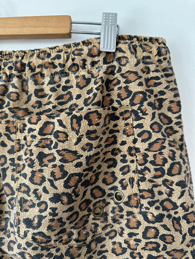 VANISHING ELEPHANT - LEOPARD PRINT SWIM SHORTS - 30-Shorts-UPTOWN VINTAGE-UPTOWN LOCAL