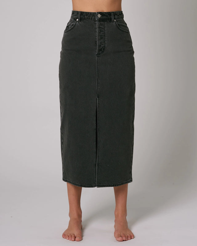 Chicago Skirt - Brad Black-Skirts-Rolla's-24-UPTOWN LOCAL