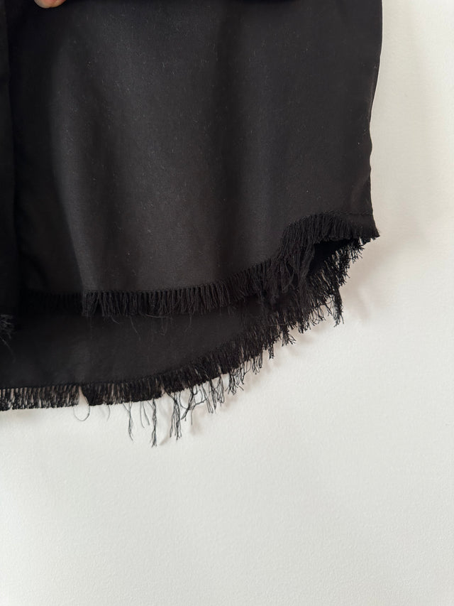 NOBODY DENIM - TENCEL OVERSIZED SHIRT - BLACK - S-Shirts-UPTOWN VINTAGE-UPTOWN LOCAL
