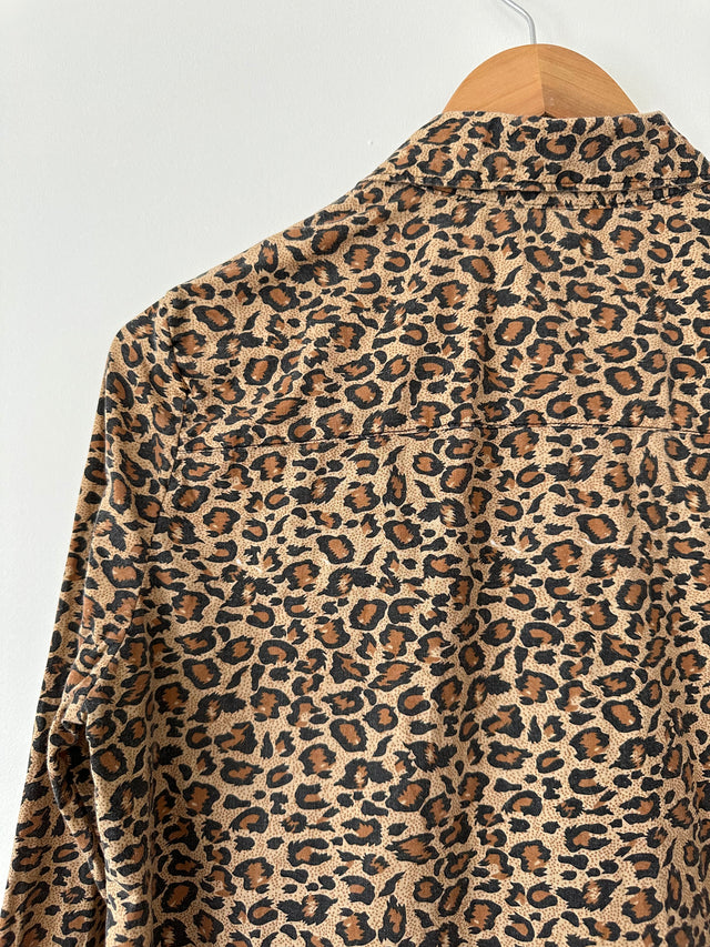 VANISHING ELEPHANT - LEOPARD PRINT SHIRT - 10-Shirts-UPTOWN VINTAGE-UPTOWN LOCAL