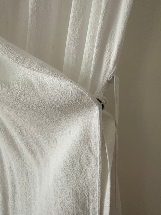 VIKTORIA & WOODS - LUX WRAP SHIRT - WHITE - 1 / S-Shirts-UPTOWN VINTAGE-UPTOWN LOCAL