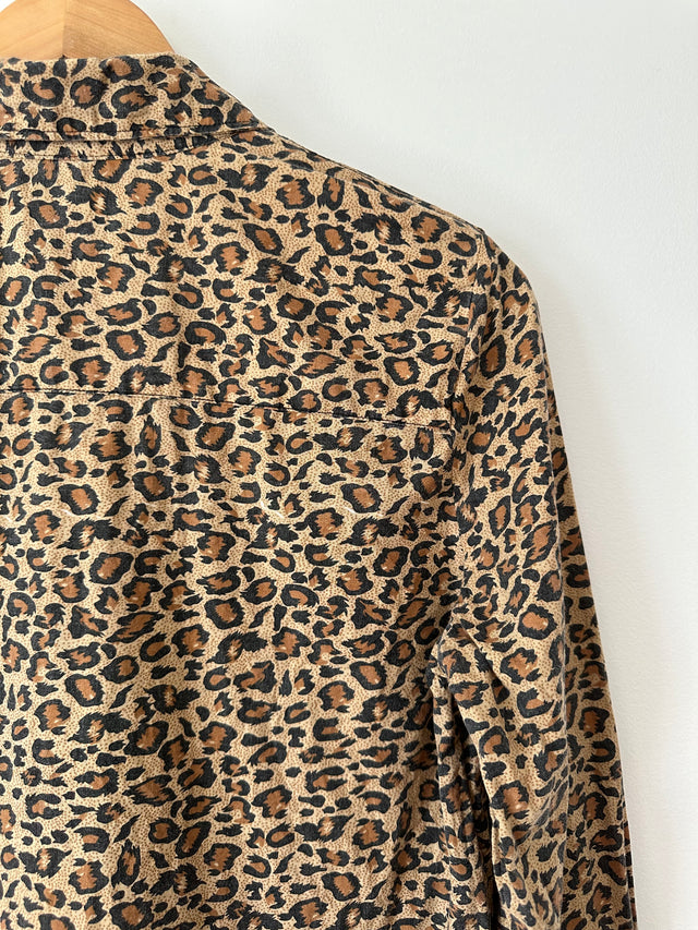 VANISHING ELEPHANT - LEOPARD PRINT SHIRT - 10-Shirts-UPTOWN VINTAGE-UPTOWN LOCAL