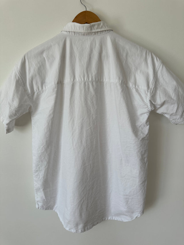 VANISHING ELEPHANT - S/S OXFORD SHIRT - WHITE - 10-Shirts-UPTOWN VINTAGE-UPTOWN LOCAL