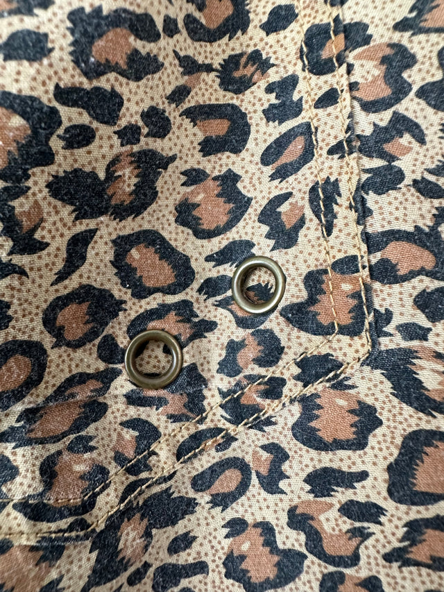VANISHING ELEPHANT - LEOPARD PRINT SWIM SHORTS - 30-Shorts-UPTOWN VINTAGE-UPTOWN LOCAL