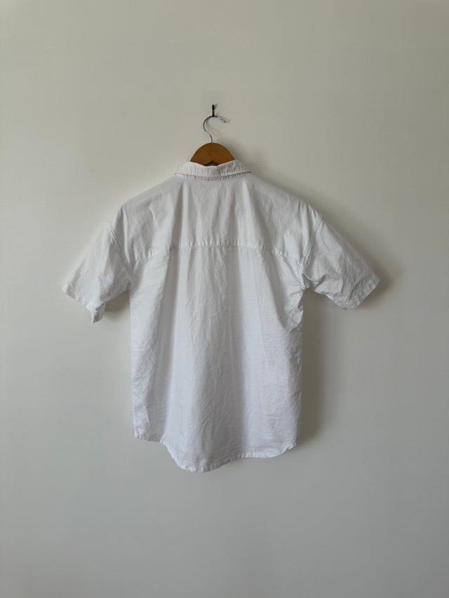VANISHING ELEPHANT - S/S OXFORD SHIRT - WHITE - 10-Shirts-UPTOWN VINTAGE-UPTOWN LOCAL