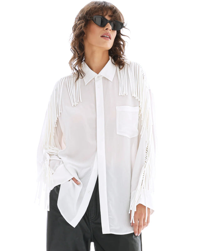 THE TALES - Western Nights Opal Fringe Shirt