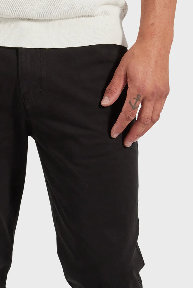 ACADEMY BRAND - Cooper Chino - Black-Pants-Academy Brand-30-UPTOWN LOCAL