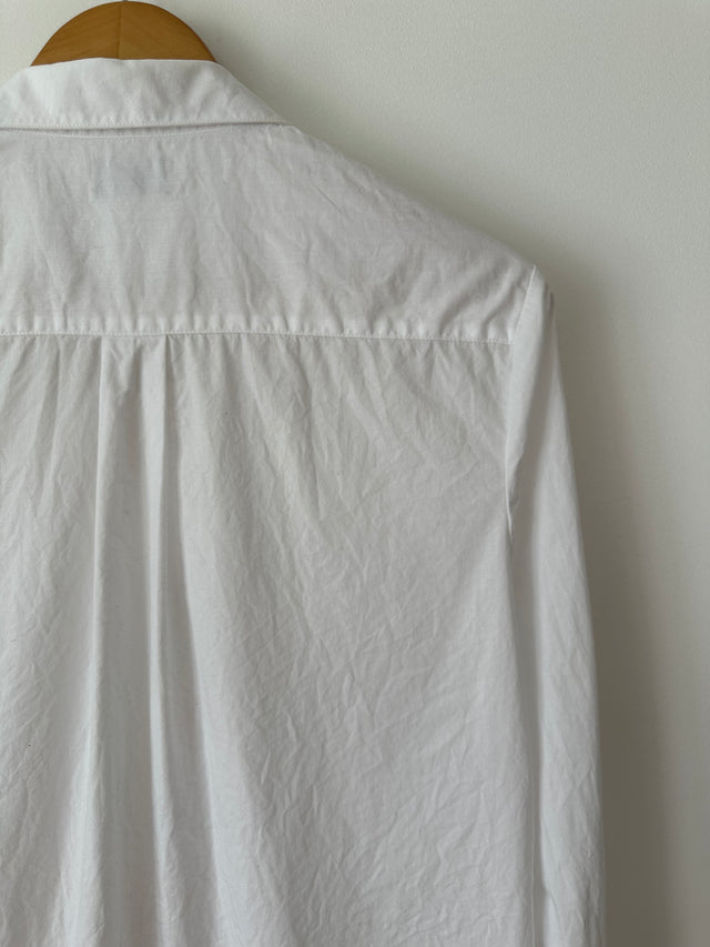 CHEAP MONDAY - OVERSIZED COTTON SHIRT - WHITE - S-Shirts-UPTOWN VINTAGE-UPTOWN LOCAL