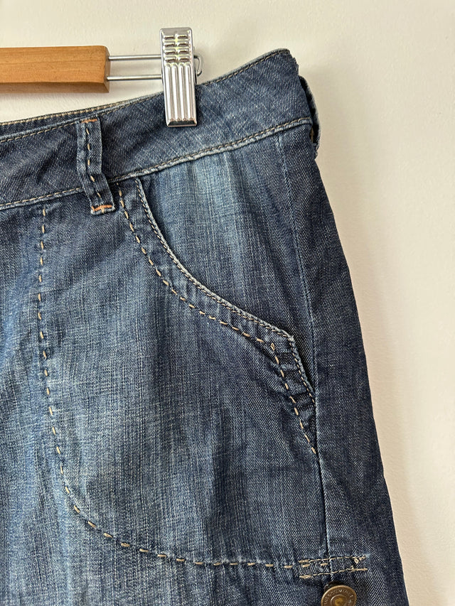 MAVI - DENIM SHORTS - WASHED BLUE - 29 / 11-Shorts-UPTOWN VINTAGE-UPTOWN LOCAL