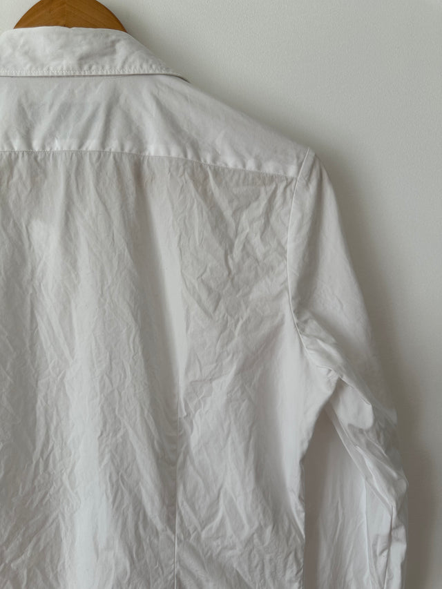 COUNTRY ROAD - 2006 VINTAGE TUXEDO SLIM SHIRT - WHITE - M-Shirts-UPTOWN VINTAGE-UPTOWN LOCAL