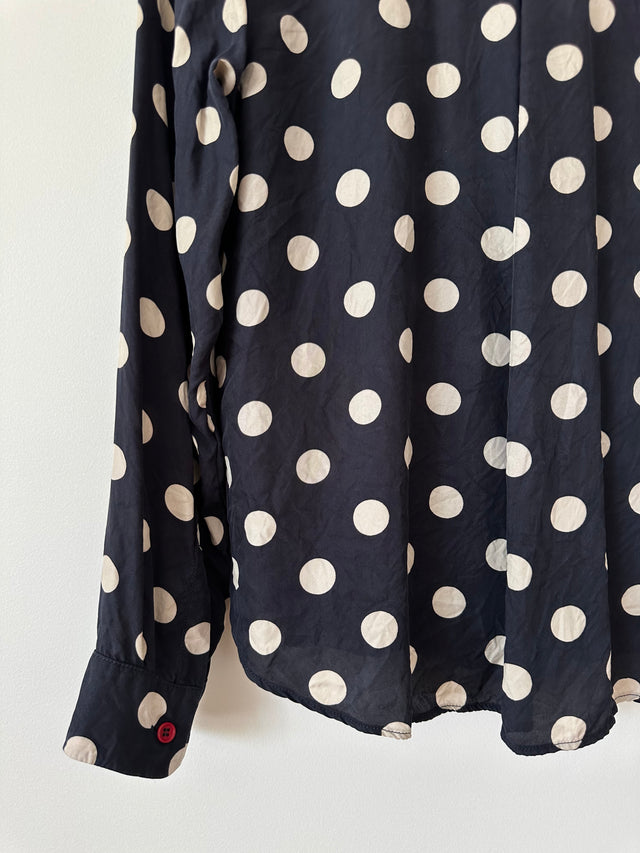 TWENTY SEVEN NAMES - BIG SPOT SHIRT - NAVY / WHITE - 10-Shirts-UPTOWN VINTAGE-UPTOWN LOCAL