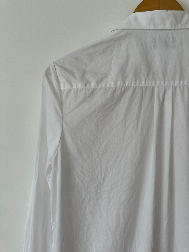 CHEAP MONDAY - OVERSIZED COTTON SHIRT - WHITE - S-Shirts-UPTOWN VINTAGE-UPTOWN LOCAL