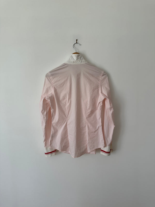 COUNTRY ROAD - 2004 VINTAGE CONTRAST COLLAR SHIRT - PINK / WHITE COLLAR - M-Shirts-UPTOWN VINTAGE-UPTOWN LOCAL