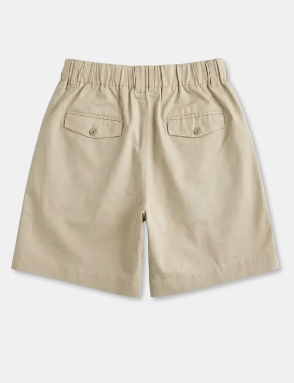 MR SIMPLE - Chad Elastic Waist Relaxed Short - Vintage Stone-Shorts-Mr. Simple-S-UPTOWN LOCAL