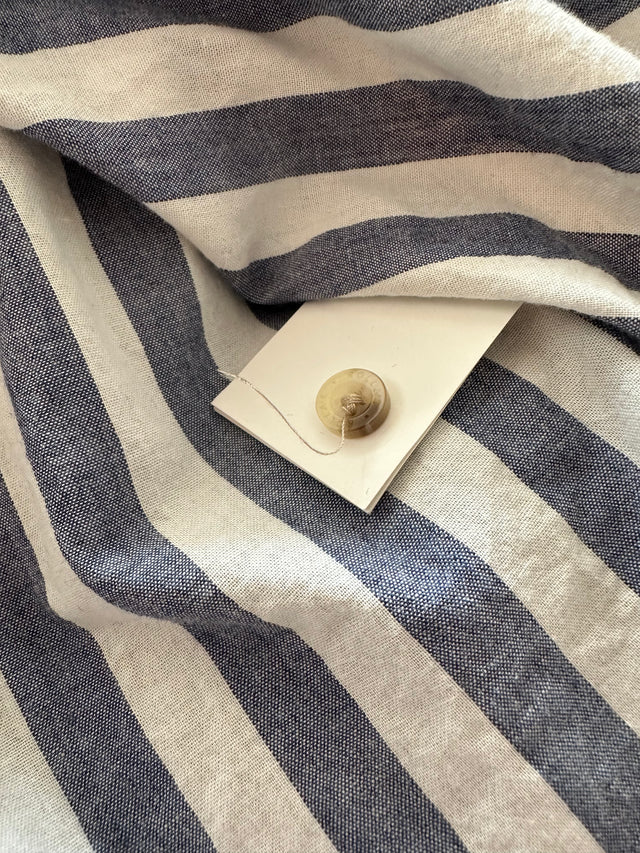 ROLLAS - SHORT SLEEVE STRIPE SHIRT - BLUE/WHITE - 10/M-Shirts-UPTOWN VINTAGE-UPTOWN LOCAL