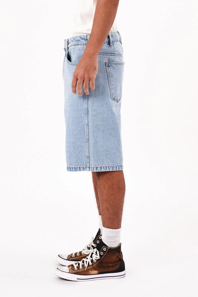 ROLLAS - Big Boss Short Prowler - Bleached Vintage Blue-Shorts-Rolla's-30-UPTOWN LOCAL
